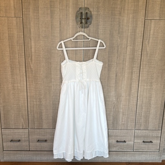 Commense Ruffle Hem‎ Cami Plain Midi Dress - Picture 4 of 17